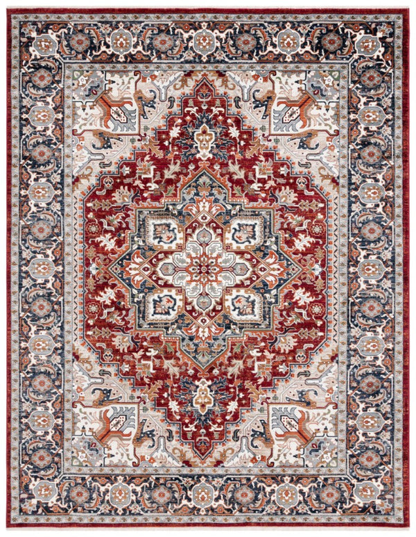 Safavieh Lrl Turkish Power-Loomed Runner Bold Geometric Motifs for Hallways and Entryways 8'-0" x 10'-0" LRL1119P-8