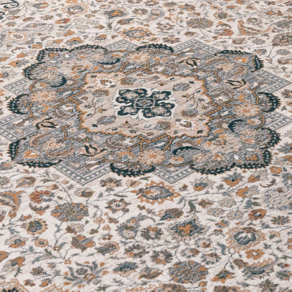 Safavieh Lrl Oriental Ivory Navy Hallway Runner Power Loomed Polypropylene Rug for Entryways 7'-9" x 9'-6" LRL1120A-8