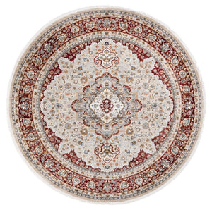 Safavieh Lrl Oriental Runner Rug Turkish Crafted Geometric Motifs for Hallways and Entryways 6'-7" x 6'-7" - Round LRL1120B-7R
