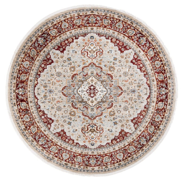 Safavieh Lrl Oriental Runner Rug Turkish Crafted Geometric Motifs for Hallways and Entryways 6'-7" x 6'-7" - Round LRL1120B-7R