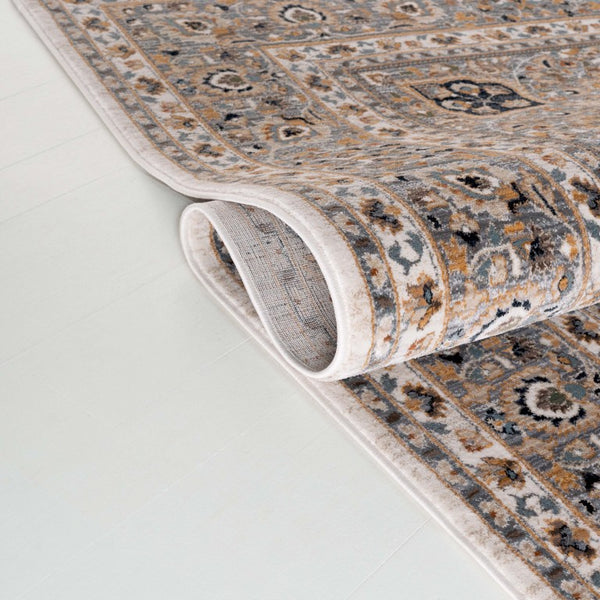 Safavieh Lrl Camberwell Oriental Runner Rug Ivory Grey Polypropylene Hallway Accent 5'-0" x 7'-0" LRL1120G-5