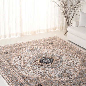 Safavieh Lrl Camberwell Oriental Runner Rug Ivory Grey Polypropylene Hallway Accent 9'-0" x 13'-0" LRL1120G-9