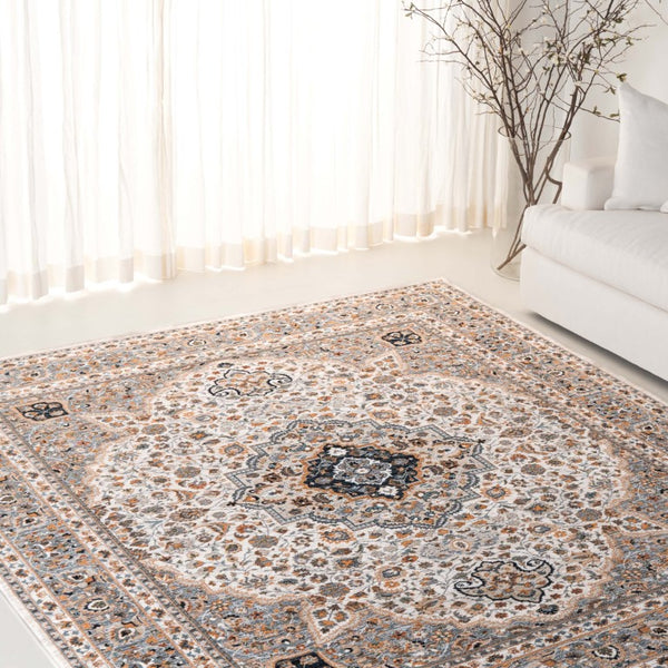 Safavieh Lrl Camberwell Oriental Runner Rug Ivory Grey Polypropylene Hallway Accent 9'-0" x 13'-0" LRL1120G-9