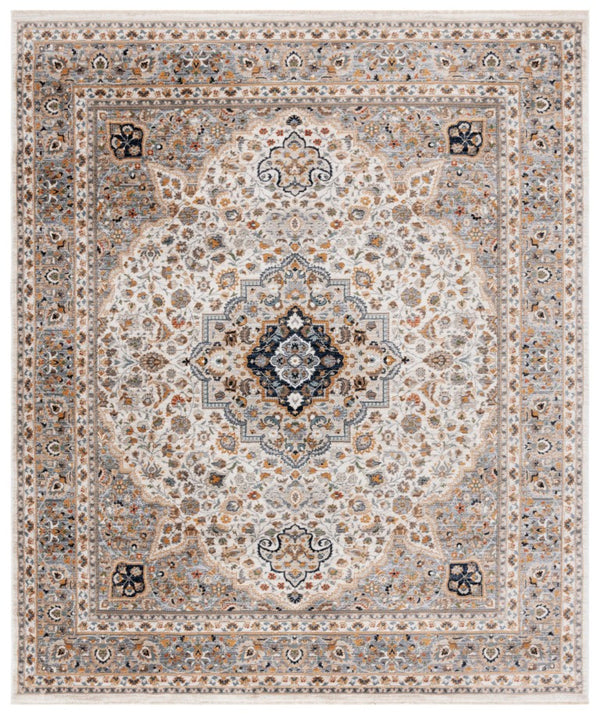 Safavieh Lrl Camberwell Oriental Runner Rug Ivory Grey Polypropylene Hallway Accent 9'-0" x 13'-0" LRL1120G-9