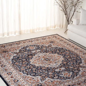 Safavieh Lrl Turkish Power Loomed Oriental Runner Rug for Hallways with Medallion Motif 8'-0" x 10'-0" LRL1120N-8