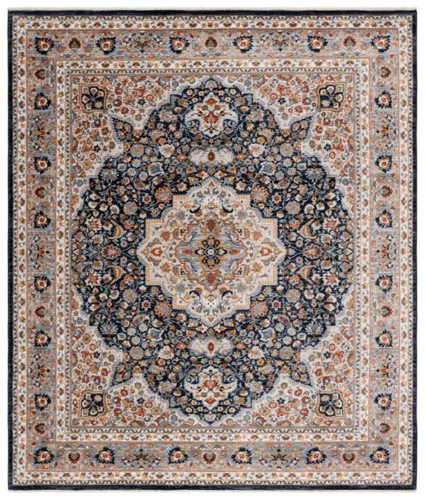 Safavieh Lrl Turkish Power Loomed Oriental Runner Rug for Hallways with Medallion Motif 9'-0" x 13'-0" LRL1120N-9