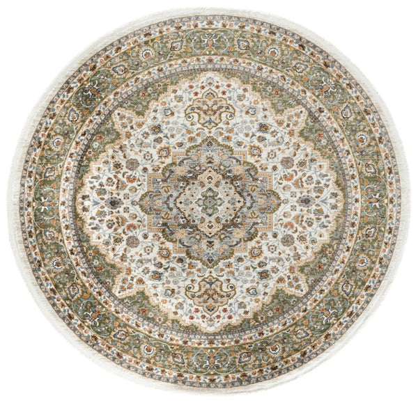Safavieh Lrl Camberwell Oriental Runner Power Loomed in Turkey for Hallways and Entryways 6'-7" x 6'-7" Round LRL1120Y-7R