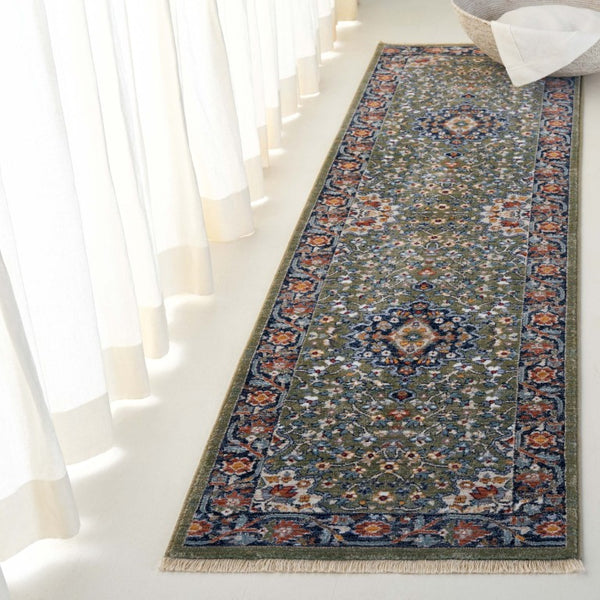 Safavieh Lrl Claredale Turkish Power Loomed Oriental Runner for Hallways and Entryways 2'-0" x 8'-0" LRL1121Y-28