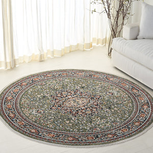 Safavieh Lrl Claredale Turkish Power Loomed Oriental Runner for Hallways and Entryways 6'-7" x 6'-7" Round LRL1121Y-7R