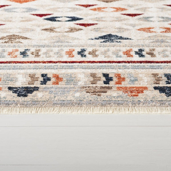 Safavieh Lrl Hand Loomed Turkish Area Rug Ivory Grey Rust Traditional Living Room Accent 8' x 10' LRL1150A-8