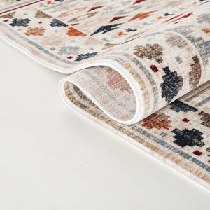 Safavieh Lrl Hand Loomed Turkish Area Rug Ivory Grey Rust Traditional Living Room Accent 8' x 10' LRL1150A-8