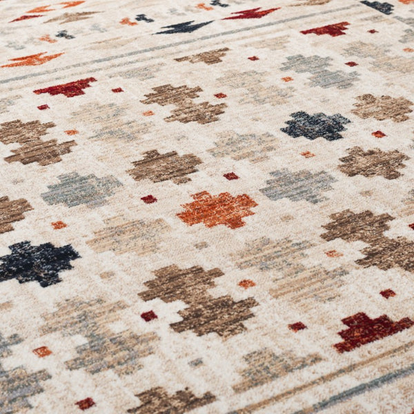 Safavieh Lrl Hand Loomed Turkish Area Rug Ivory Grey Rust Traditional Living Room Accent 9' x 13' LRL1150A-9