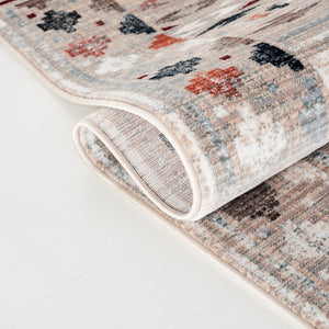 Safavieh Lrl Power-Loomed Tribal Geometric Area Rug in Warm Grey Beige Tones for Living Rooms 10'-0" x 14'-0" LRL1150F-10