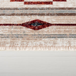 Safavieh Lrl Bohemian Area Rug Power Loomed in Turkey with Warm Earthy Tones for Living Rooms 8'-0" x 10'-0" LRL1152B-8