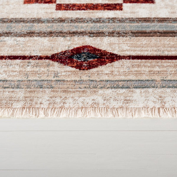 Safavieh Lrl Bohemian Area Rug Power Loomed in Turkey with Warm Earthy Tones for Living Rooms 9'-0" x 13'-0" LRL1152B-9