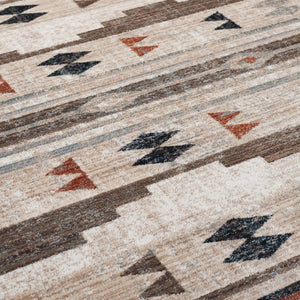 Safavieh Lrl Bohemian Power-Loomed Area Rug in Neutral Beige and Grey Brown for Living Rooms 9' x 13' LRL1152F-9
