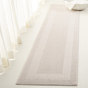 Safavieh Lrl Power-Loomed Polyester Runner Rug Soft Ivory Beige Plush Hallway Accent 2'-0" x 8'-0" LRL1170A-28