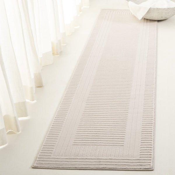 Safavieh Lrl Power-Loomed Polyester Runner Rug Soft Ivory Beige Plush Hallway Accent 2'-0" x 8'-0" LRL1170A-28