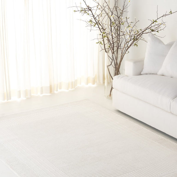 Safavieh Lrl Power-Loomed Polyester Runner Rug Soft Ivory Beige Plush Hallway Accent 5'-0" x 7'-0" LRL1170A-5