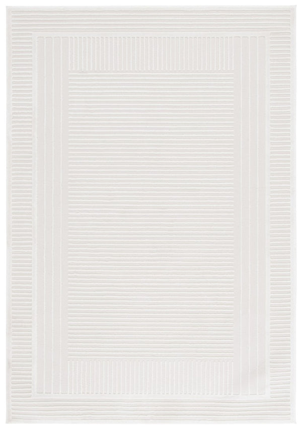 Safavieh Lrl Power-Loomed Polyester Runner Rug Soft Ivory Beige Plush Hallway Accent 6'-7" x 8'-6" LRL1170A-6