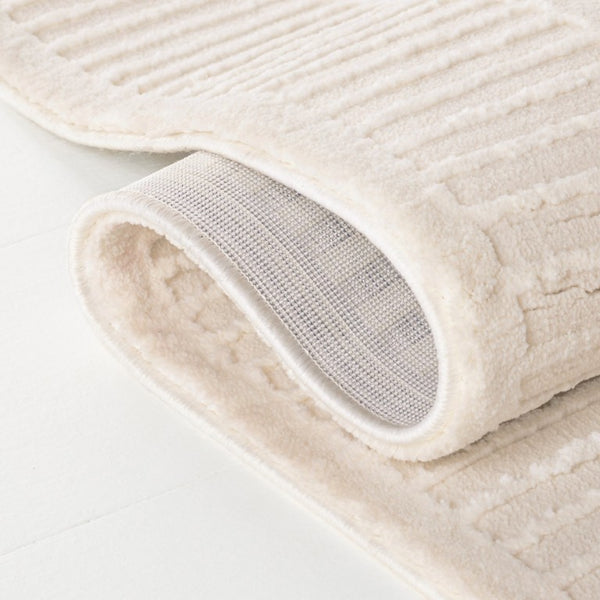 Safavieh Lrl Power-Loomed Polyester Runner Rug Soft Ivory Beige Plush Hallway Accent 8'-0" x 10'-0" LRL1170A-8