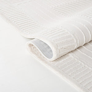 Safavieh Lrl Power-Loomed Polyester Runner Rug Soft Ivory Beige Plush Hallway Accent 9'-0" x 12'-0" LRL1170A-9