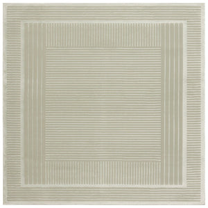 Safavieh Lrl Solid Light Green Polyester Area Rug Power Loomed in Turkey for Modern Living 6'-7" x 6'-7" LRL1170W-7SQ