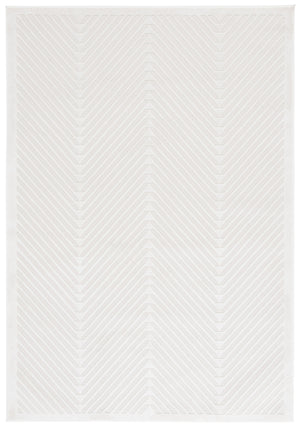 Safavieh Lauren Woolhill 2X8 Ivory Runner Rug — Minimalist Power-Loomed Polyester, Low-Profile Hallway Accent LRL1173A-28