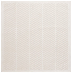 Safavieh Lauren Woolhill 2X8 Ivory Runner Rug — Minimalist Power-Loomed Polyester, Low-Profile Hallway Accent LRL1173A-28