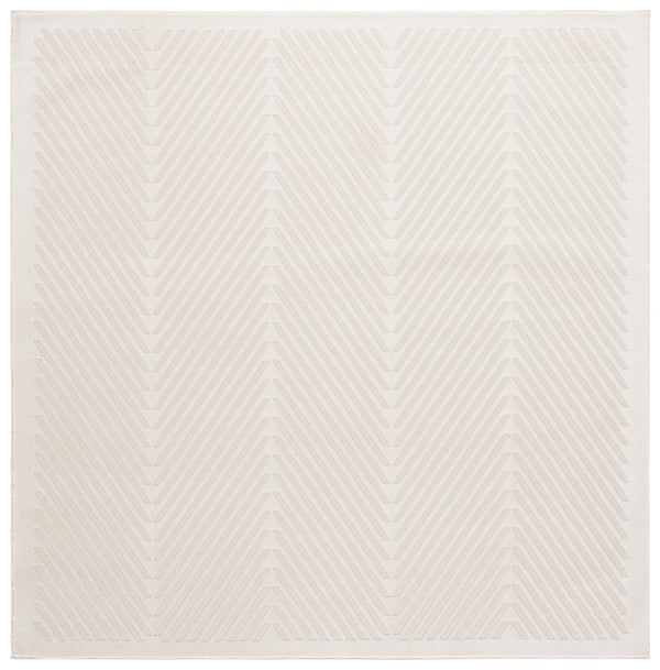 Safavieh Lauren Woolhill 2X8 Ivory Runner Rug — Minimalist Power-Loomed Polyester, Low-Profile Hallway Accent LRL1173A-28