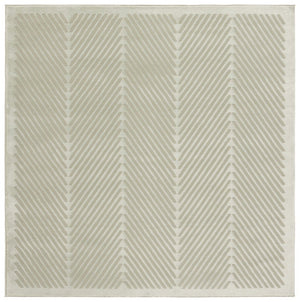 Safavieh Lrl Woodhill Power-Loomed Polyester Area Rug Fresh Green Tone for Modern Living Rooms 6'7" x 6'7" LRL1173W-7SQ