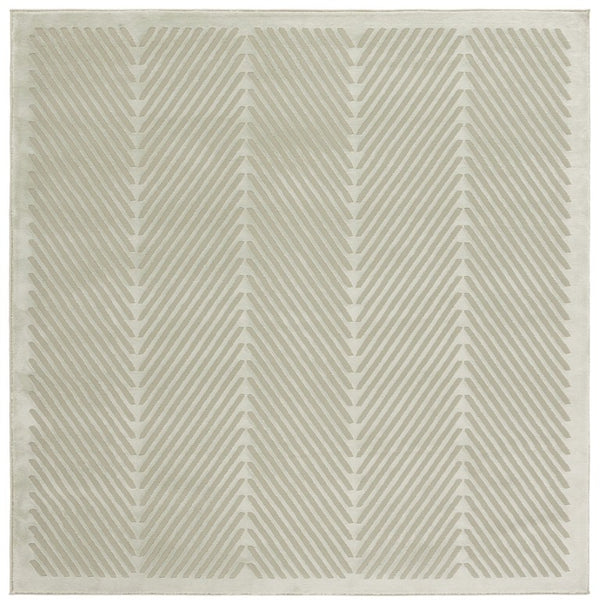 Safavieh Lrl Woodhill Power-Loomed Polyester Area Rug Fresh Green Tone for Modern Living Rooms 6'7" x 6'7" LRL1173W-7SQ