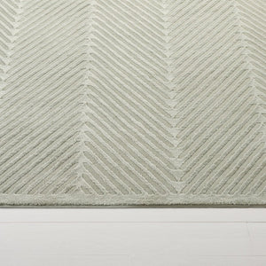 Safavieh Lrl Woodhill Power-Loomed Polyester Area Rug Fresh Green Tone for Modern Living Rooms 9' x 12' LRL1173W-9