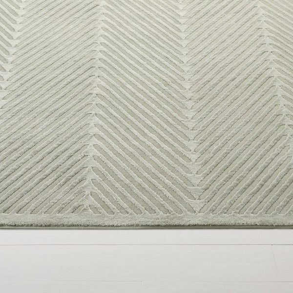 Safavieh Lrl Woodhill Power-Loomed Polyester Area Rug Fresh Green Tone for Modern Living Rooms 9' x 12' LRL1173W-9