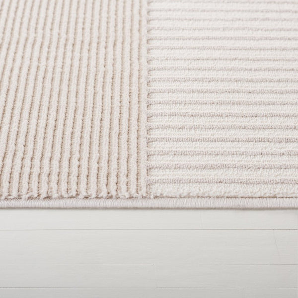 Safavieh Lrl Textured Stripe Block Pattern Polyester Runner Rug for Hallways and Entryways 2'-0" x 8'-0" LRL1174B-28