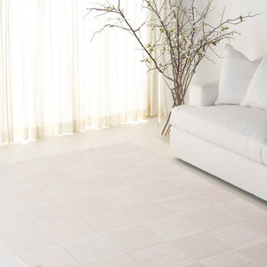 Safavieh Lrl Textured Stripe Block Pattern Polyester Runner Rug for Hallways and Entryways 5'-0" x 7'-0" LRL1174B-5
