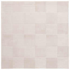 Safavieh Lrl Textured Stripe Block Pattern Polyester Runner Rug for Hallways and Entryways 6'-7" x 6'-7" LRL1174B-7SQ
