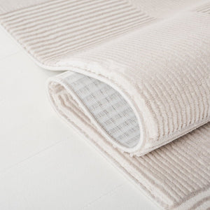 Safavieh Lrl Textured Stripe Block Pattern Polyester Runner Rug for Hallways and Entryways 9'-0" x 12'-0" LRL1174B-9