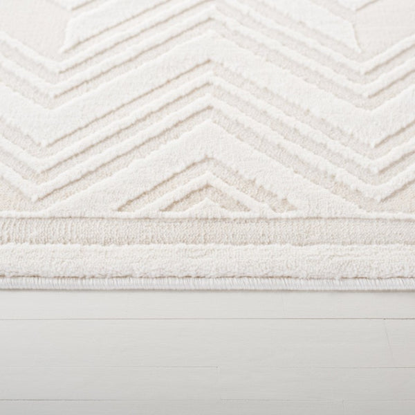 Safavieh Lrl Bolton Ivory Chevron Polyester Runner Rug for Hallways and Entryways 2'-0" x 8'-0" LRL1175A-28