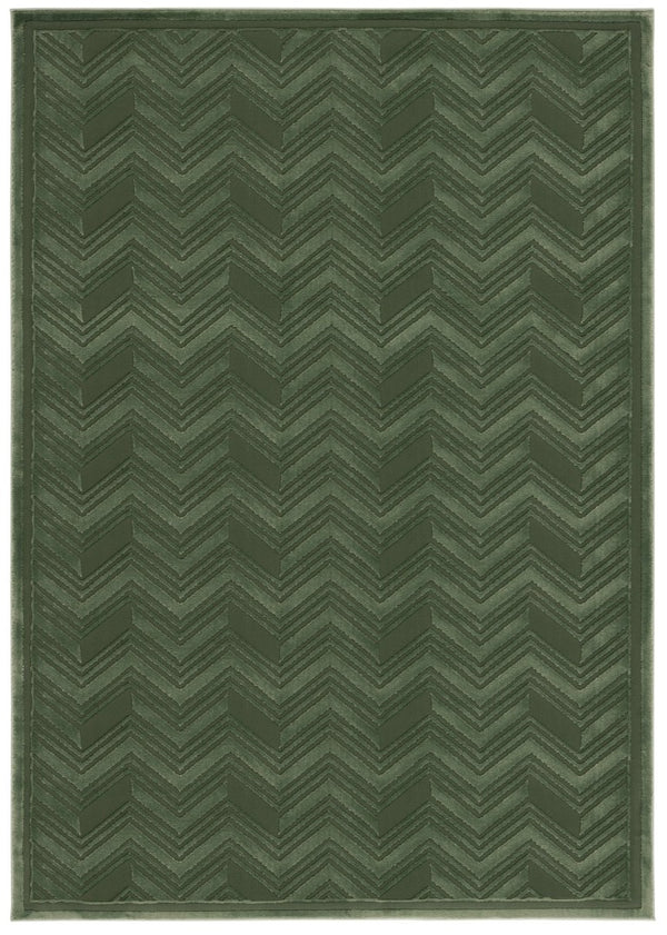 Safavieh Lrl Bolton Chevron Area Rug Power Loomed Polyester Plush Pile for Modern Interiors 5' x 7' LRL1175W-5