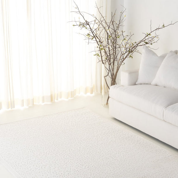 Safavieh Lrl Butler Ivory Low Pile Polyester Area Rug Turkey Woven for Modern Living Spaces 5'-0" x 7'-0" LRL1176A-5