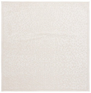 Safavieh Lrl Butler Ivory Low Pile Polyester Area Rug Turkey Woven for Modern Living Spaces 6'-7" x 6'-7" LRL1176A-7SQ
