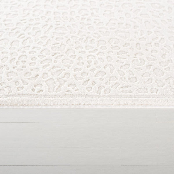 Safavieh Lrl Butler Ivory Low Pile Polyester Area Rug Turkey Woven for Modern Living Spaces 8'-0" x 10'-0" LRL1176A-8