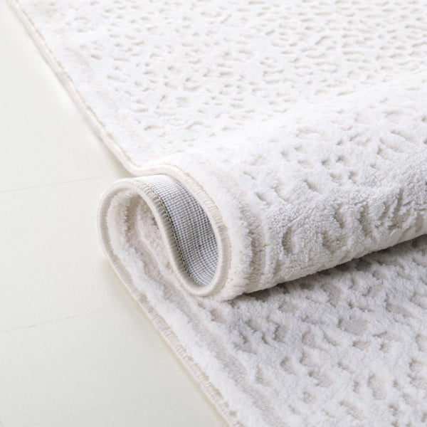 Safavieh Lrl Butler Ivory Low Pile Polyester Area Rug Turkey Woven for Modern Living Spaces 8'-0" x 10'-0" LRL1176A-8