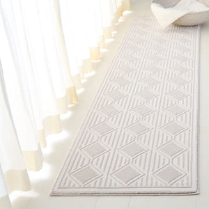 Safavieh Lrl Kimberley Ivory/Beige 5X7 Modern Geometric Area Rug – Plush 1/2" Polyester, Power-Loomed Turkey Durable Elegance LRL1177B-28