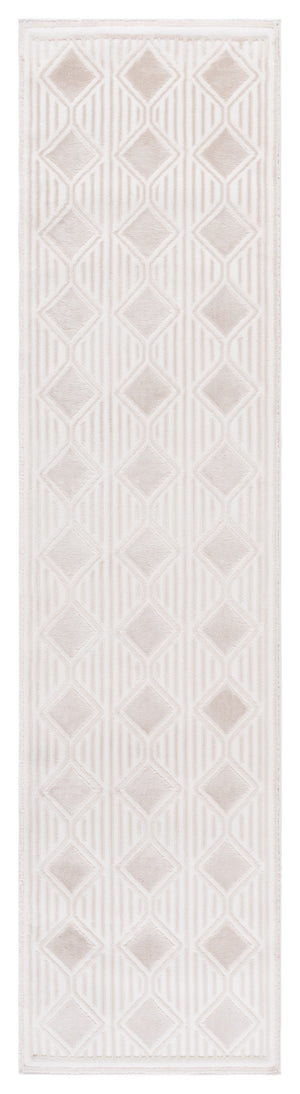 Safavieh Lrl Kimberley Ivory/Beige 5X7 Modern Geometric Area Rug – Plush 1/2" Polyester, Power-Loomed Turkey Durable Elegance LRL1177B-28