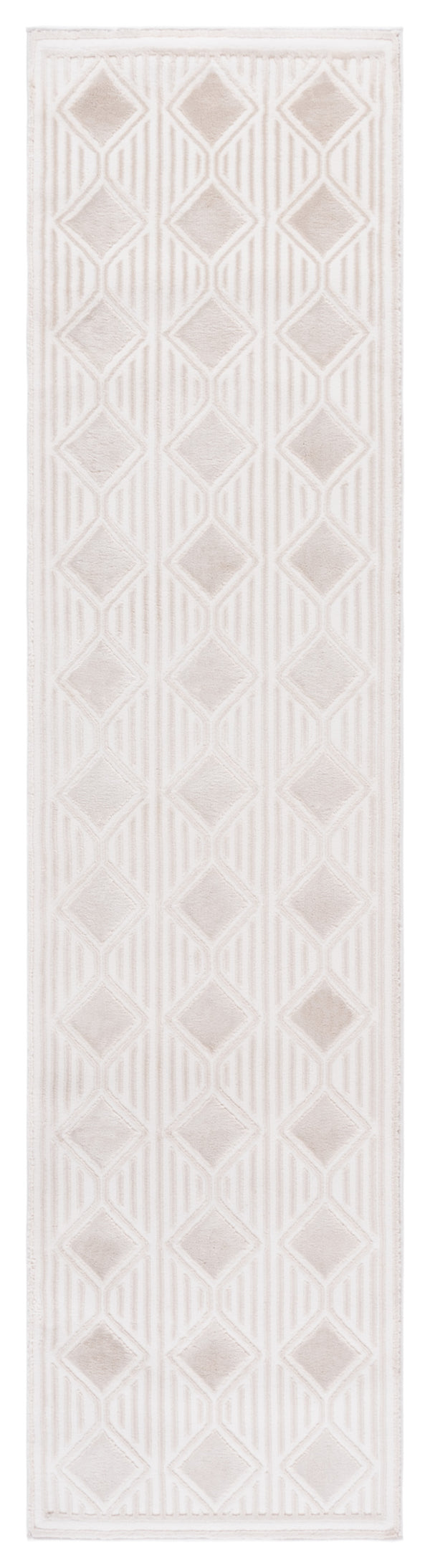 Safavieh Lrl Kimberley Ivory/Beige 5X7 Modern Geometric Area Rug – Plush 1/2" Polyester, Power-Loomed Turkey Durable Elegance LRL1177B-28
