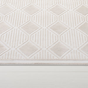 Safavieh Lrl Kimberley Ivory/Beige 5X7 Modern Geometric Area Rug – Plush 1/2" Polyester, Power-Loomed Turkey Durable Elegance LRL1177B-28
