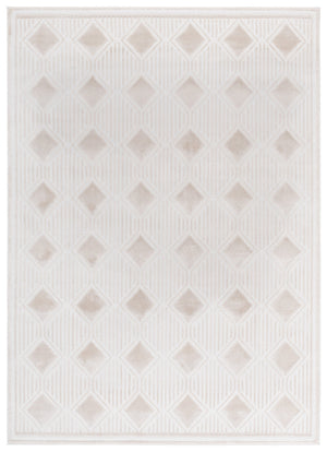 Safavieh Lrl Kimberley Ivory/Beige 5X7 Modern Geometric Area Rug – Plush 1/2" Polyester, Power-Loomed Turkey Durable Elegance LRL1177B-28