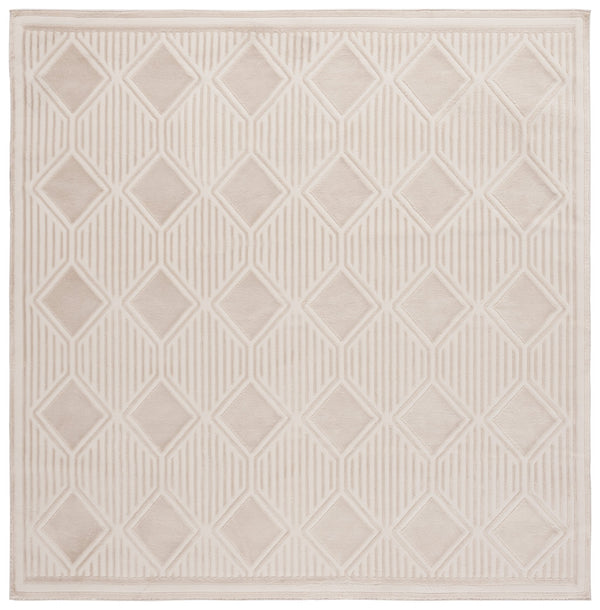 Safavieh Lrl Kimberley Ivory/Beige 5X7 Modern Geometric Area Rug – Plush 1/2" Polyester, Power-Loomed Turkey Durable Elegance LRL1177B-28